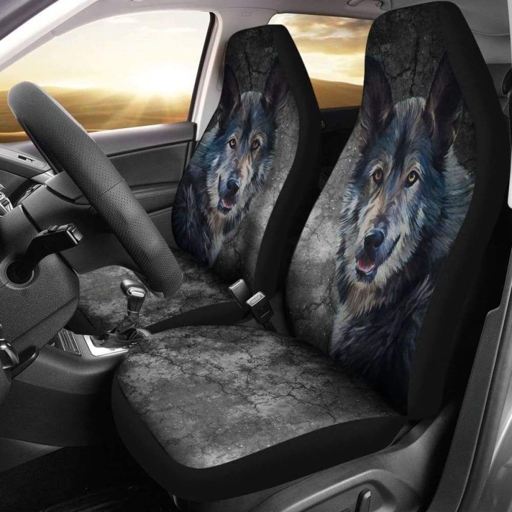 Wild Wolf Car Seat Covers 094513