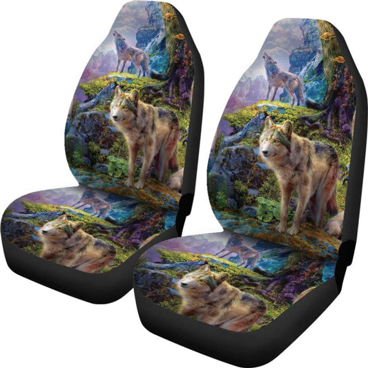 Wild Wolf Car Seat Covers 212402