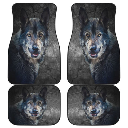 Wild Wolf Front And Back Car Mats - Make Your Own Styles