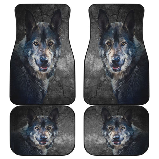 Wild Wolf Front And Back Car Mats - Make Your Own Styles