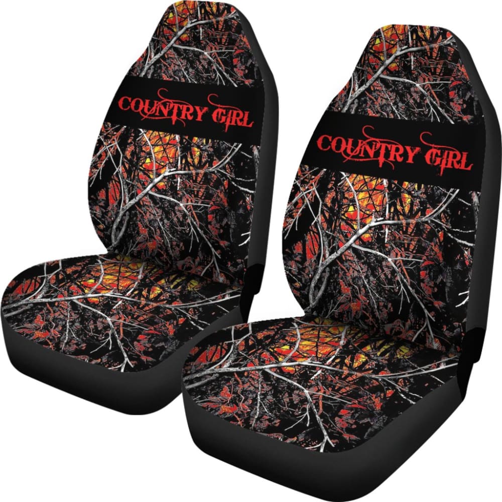 Wildfire Camouflage Country Girl Car Seat Covers 211703 - YourCarButBetter