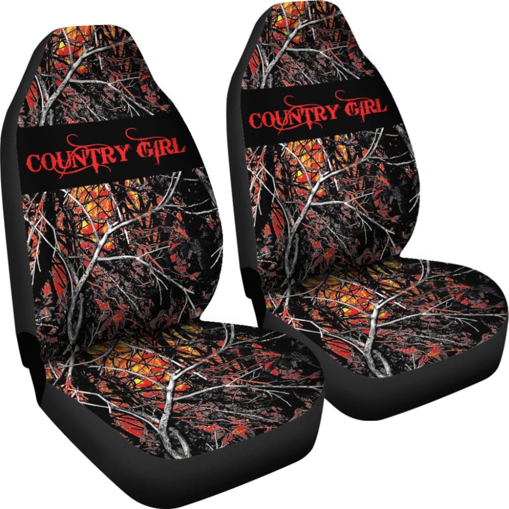 Wildfire Camouflage Country Girl Car Seat Covers 211703 - YourCarButBetter
