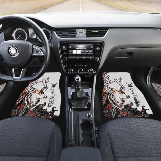 Wildfire Camouflage Deer Hunting Car Floor Mats 211007 - YourCarButBetter
