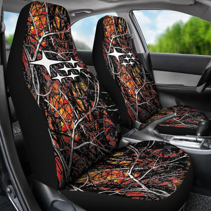 Wildfire Camouflage Subaru Printed Car Seat Covers 212803 - YourCarButBetter