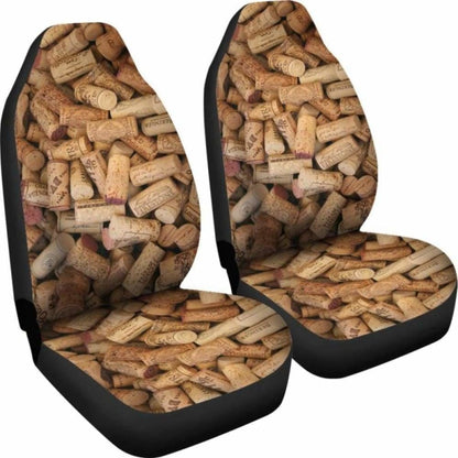 Wine Corks Car Seat Covers 160830 - YourCarButBetter