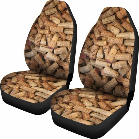 Wine Corks Car Seat Covers 160830 - YourCarButBetter