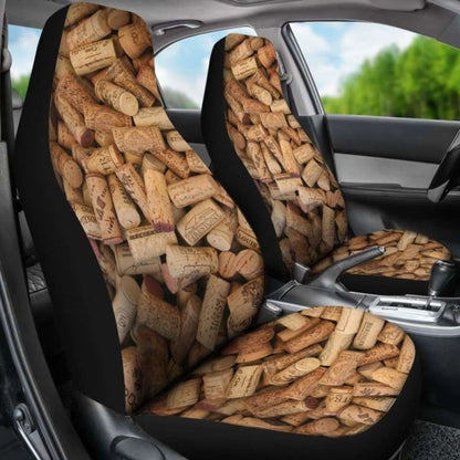 Wine Corks Car Seat Covers 160830 - YourCarButBetter