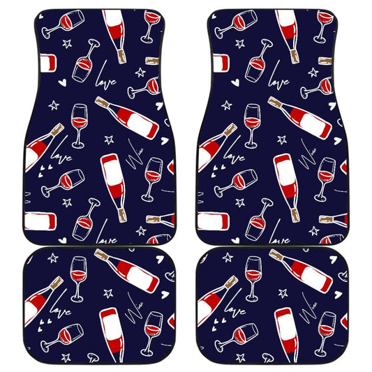 Wine Lovers Car Floor Mats 211804 - YourCarButBetter