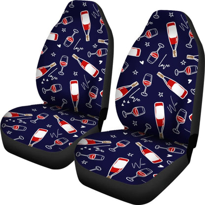 Wine Lovers Car Seat Covers 211804 - YourCarButBetter