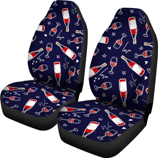 Wine Lovers Car Seat Covers 211804 - YourCarButBetter