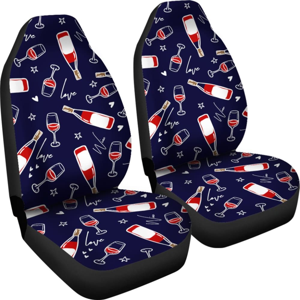 Wine Lovers Car Seat Covers 211804 - YourCarButBetter