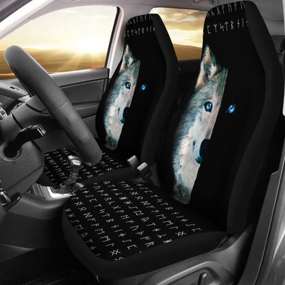 Wolf And Eye Car Seat Covers 174510 - YourCarButBetter