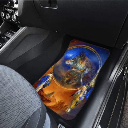 Wolf and Indian Dream Catcher Car Floor Mats 212202