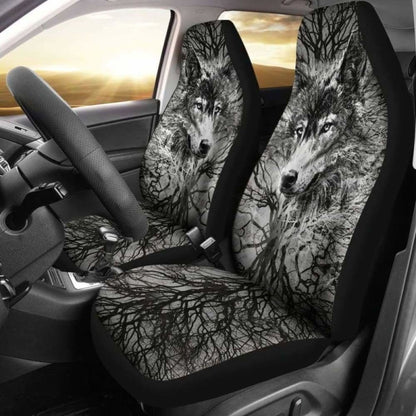 Wolf Art Breaking Style Car Seat Covers 200904