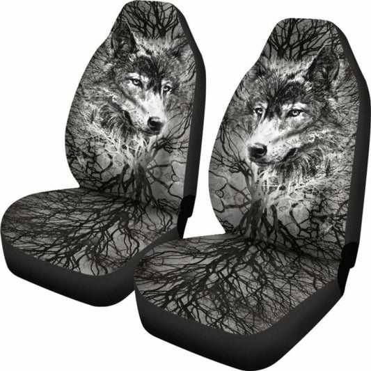 Wolf Art Breaking Style Car Seat Covers 200904