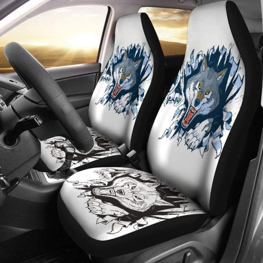 Wolf Car Seat Covers 094513