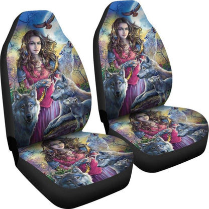 Wolf Car Seat Covers Great Gift For Wolf Lover 212402