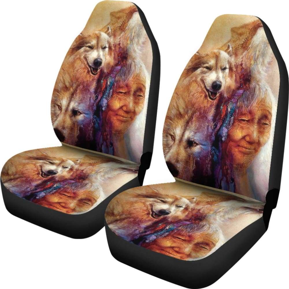 Wolf Car Seat Covers Great Gift Idea for Wolf Lovers 212402