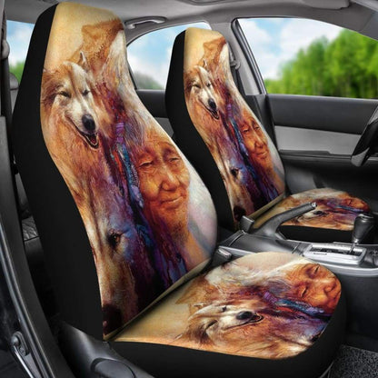 Wolf Car Seat Covers Great Gift Idea for Wolf Lovers 212402
