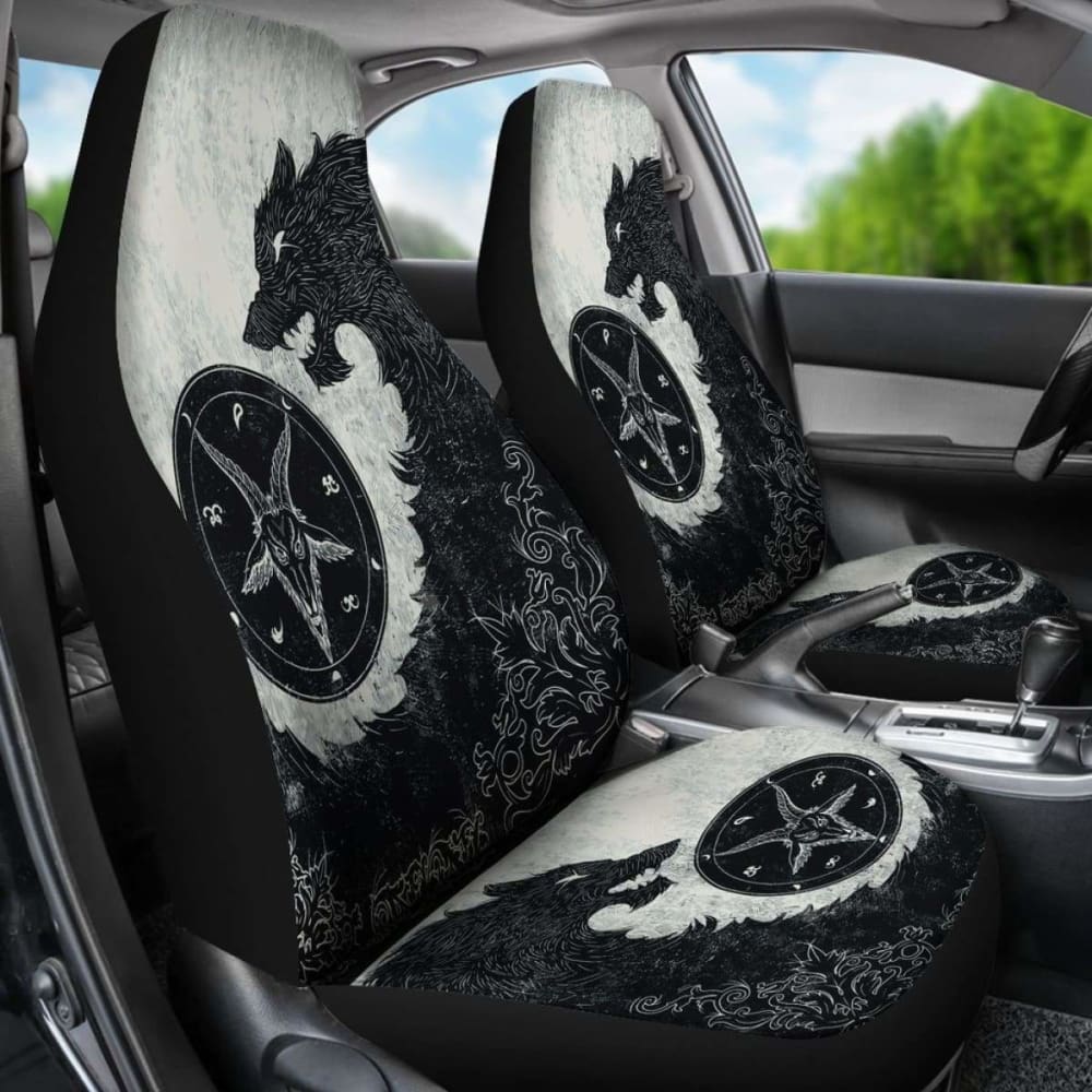 Wolf Dark Spirit Car Seat Covers 200904