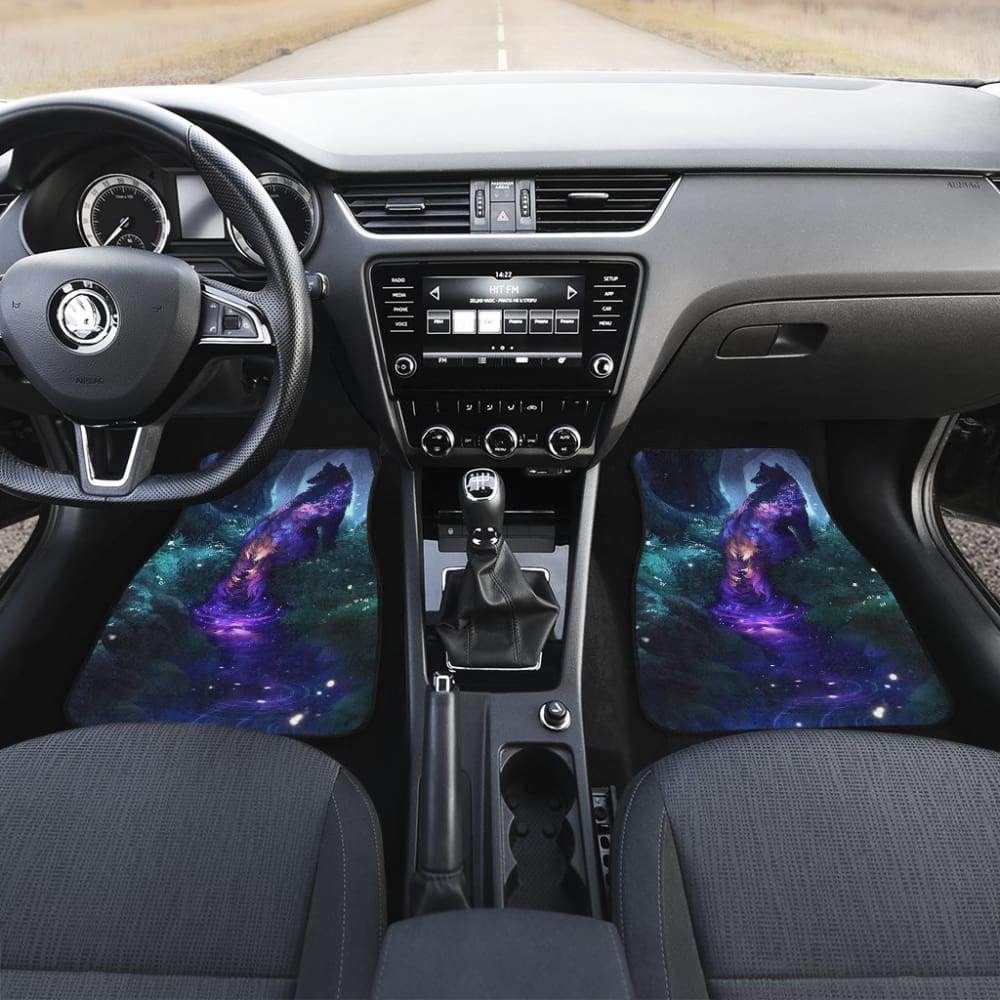 Wolf Digital Art Car Floor Mats 212602