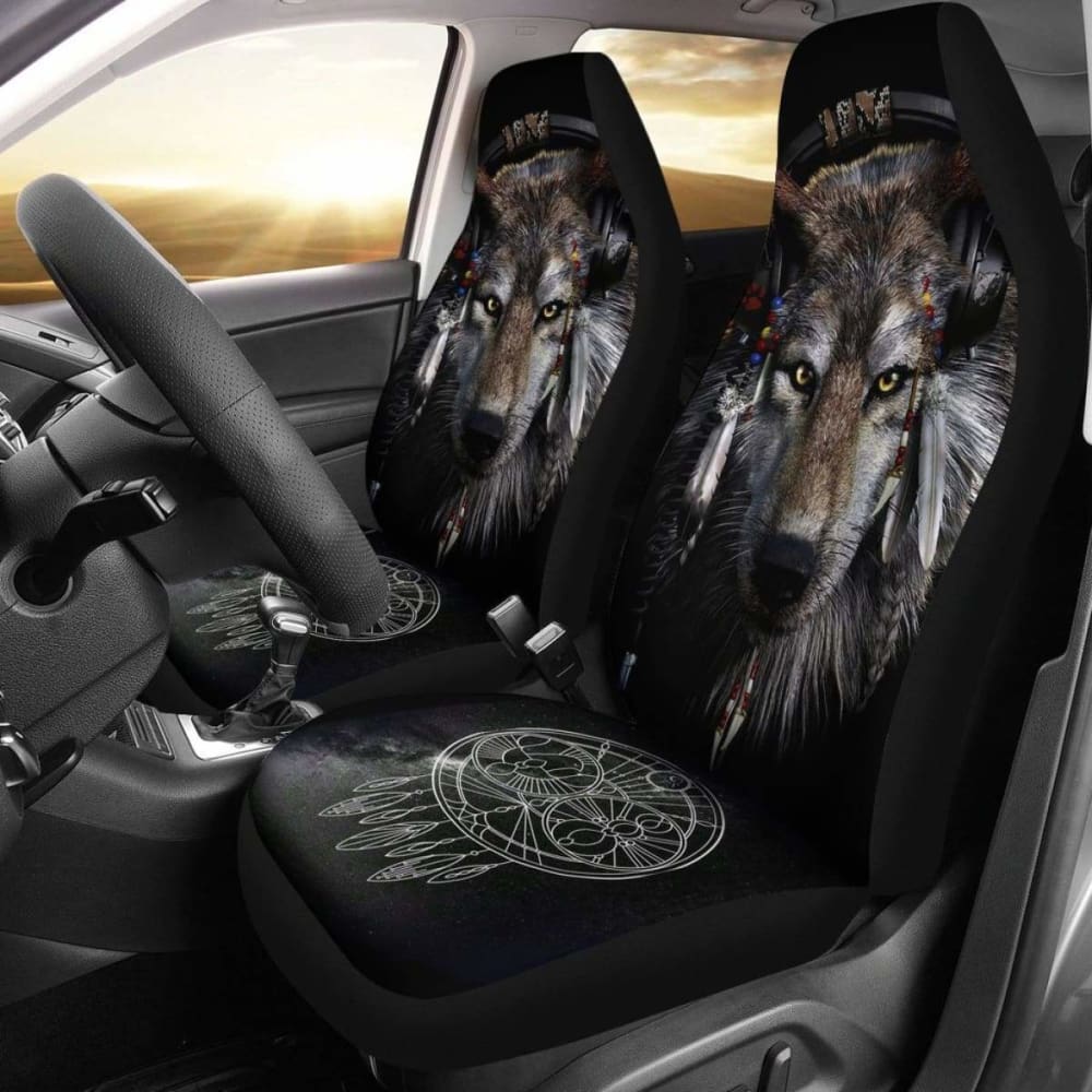 Wolf Dream Catcher Car Seat Covers Amazing 200904