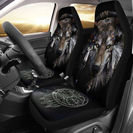 Wolf Dream Catcher Car Seat Covers Amazing 200904