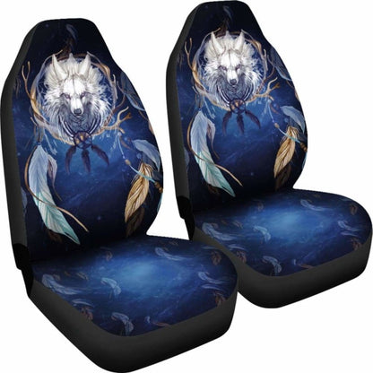 Wolf Dreamcatcher Car Seat Cover 200904