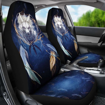 Wolf Dreamcatcher Car Seat Cover 200904