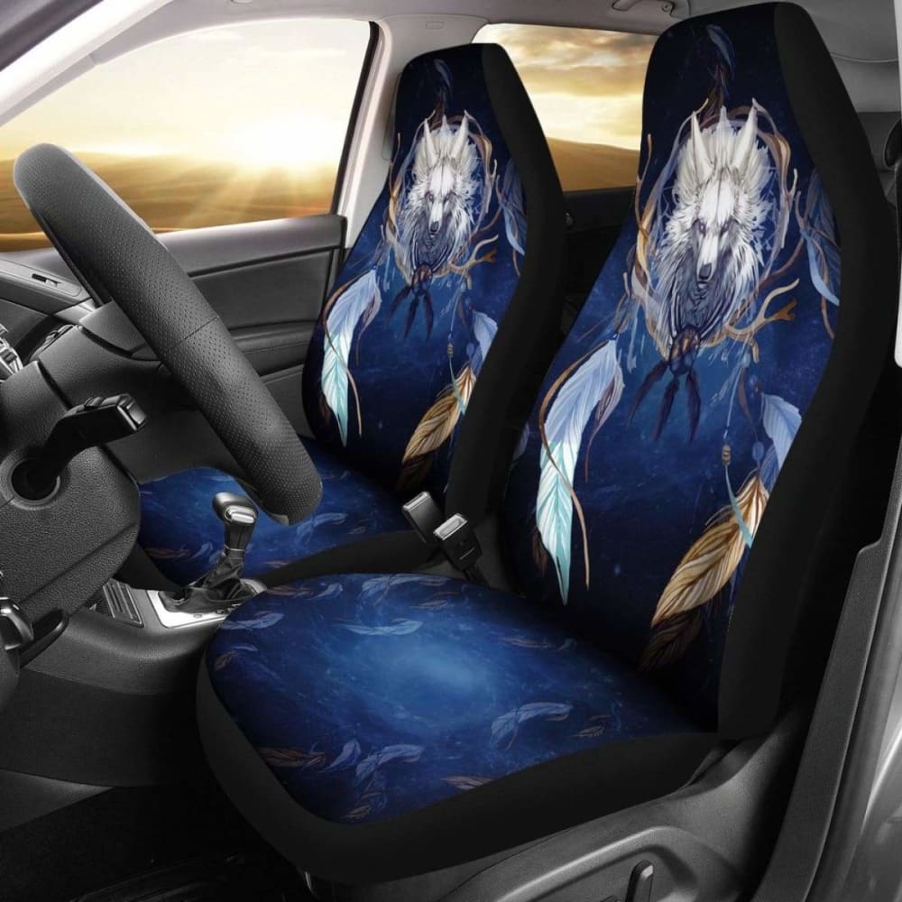 Wolf Dreamcatcher Car Seat Cover 200904