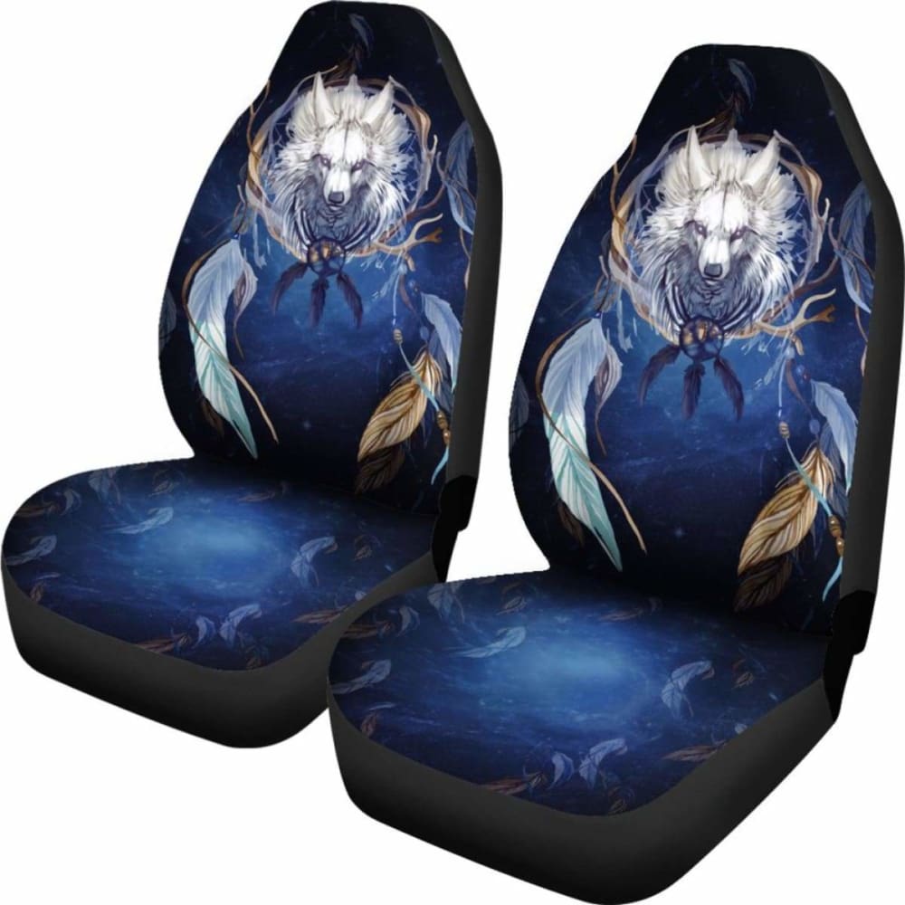 Wolf Dreamcatcher Car Seat Cover 200904