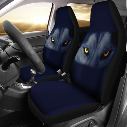 Wolf Eyes Printed Car Seat Covers 211702
