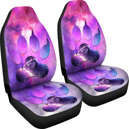 Wolf Footprints Car Seat Covers 212602