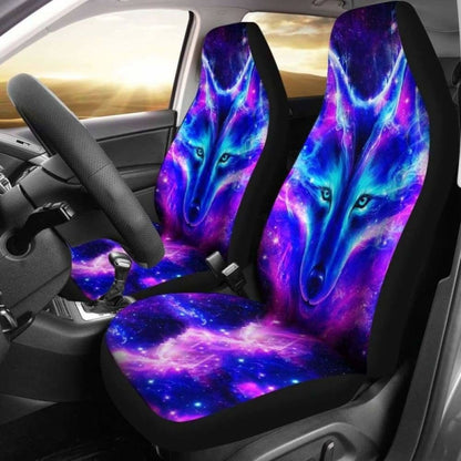 Wolf Galaxy Car Seat Covers 200904