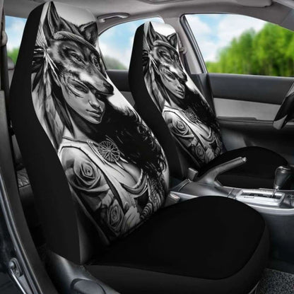 Wolf Girl Car Seat Covers 200904
