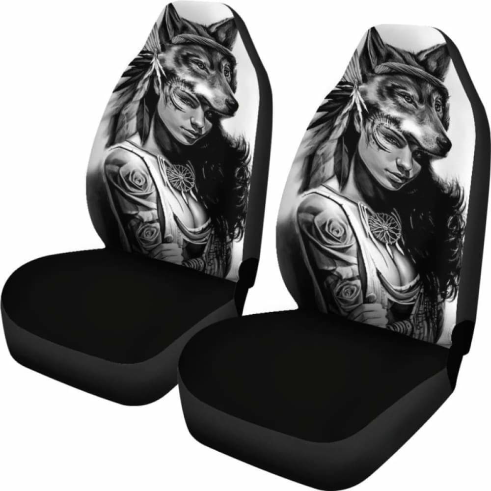 Wolf Girl Car Seat Covers 200904