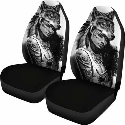 Wolf Girl Car Seat Covers 200904
