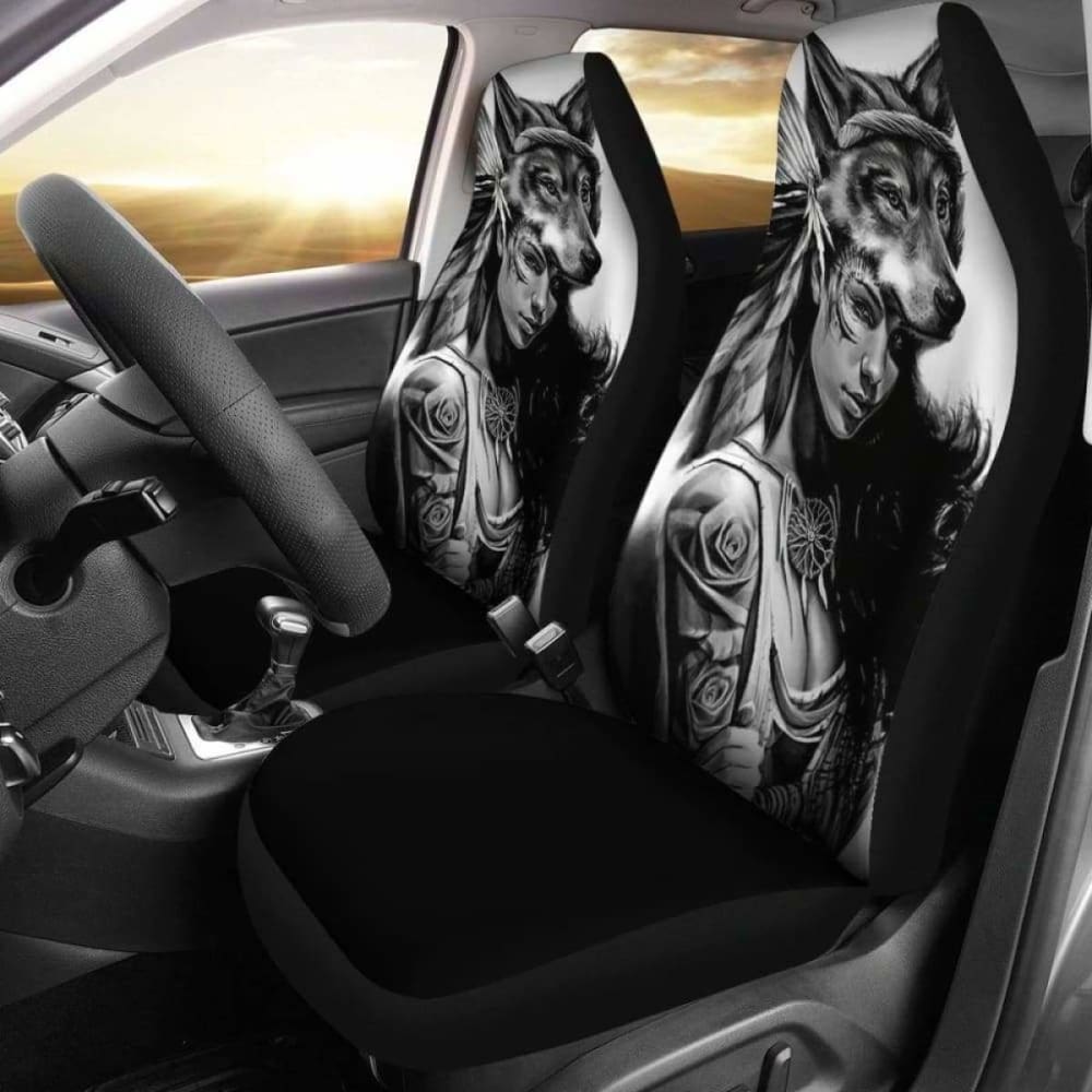 Wolf Girl Car Seat Covers 200904