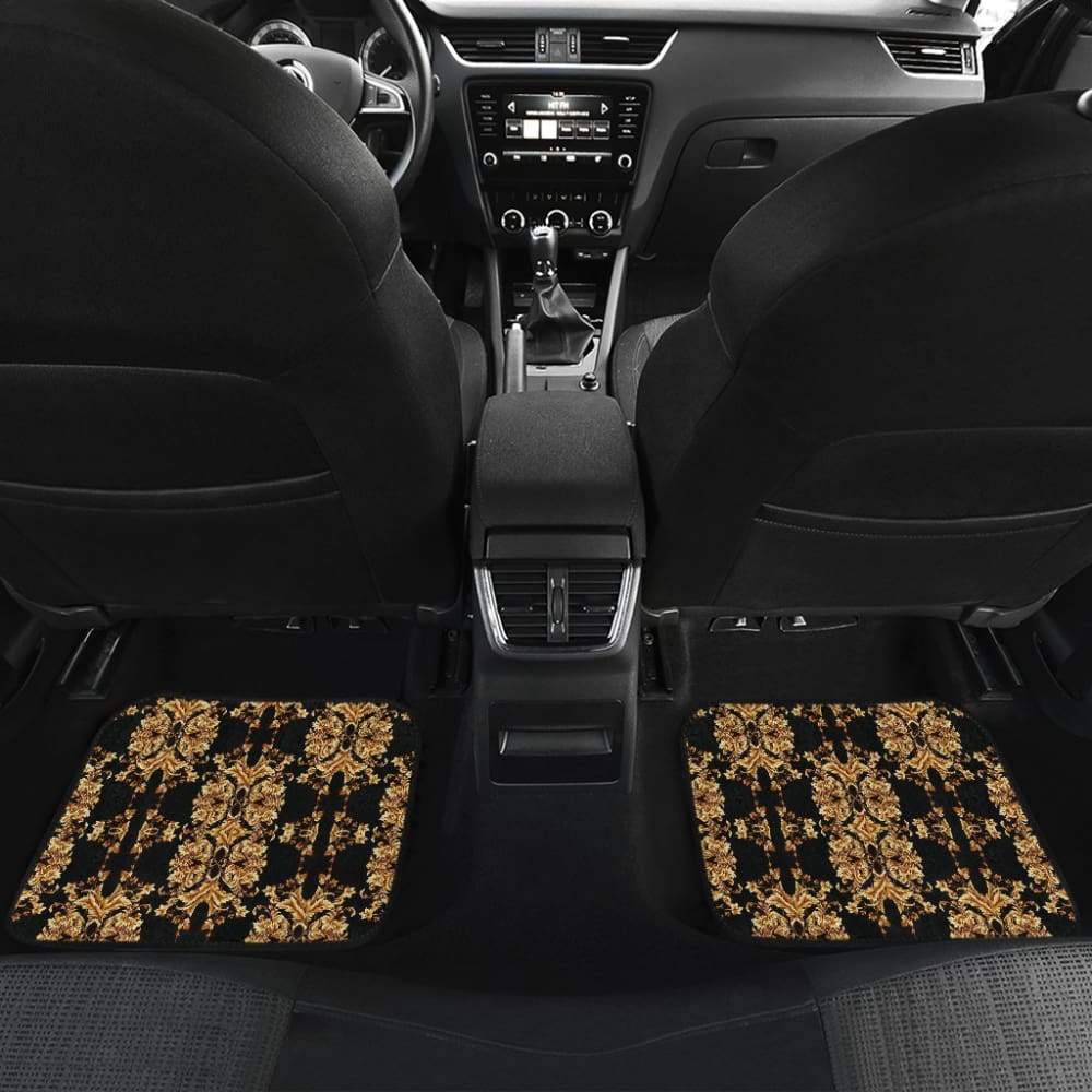 Wolf In Flower Car Floor Mats 212402