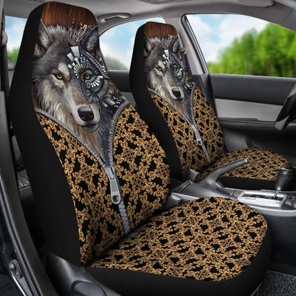 Wolf In The Zipper Car Seat Covers 212402