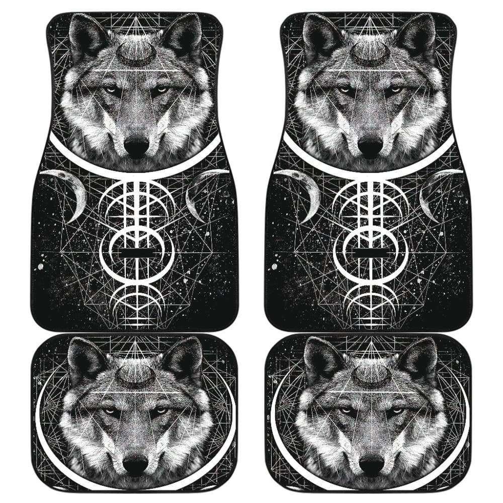 Wolf Mandala Car Floor Mats 212302