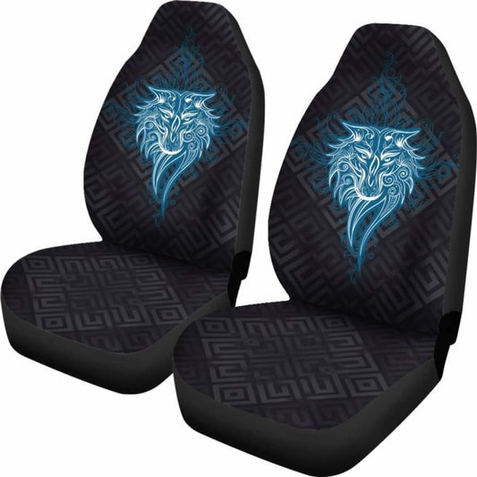 Wolf Mandala Car Seat Covers 200904