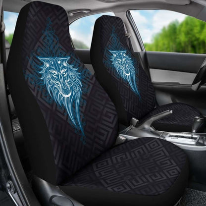 Wolf Mandala Car Seat Covers 200904