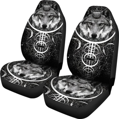 Wolf Mandala Car Seat Covers 212302