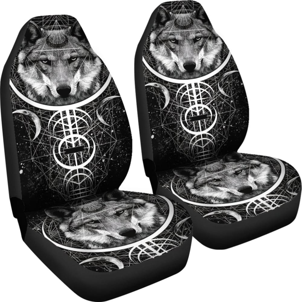 Wolf Mandala Car Seat Covers 212302