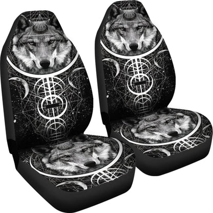Wolf Mandala Car Seat Covers 212302