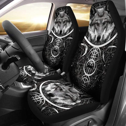 Wolf Mandala Car Seat Covers 212302