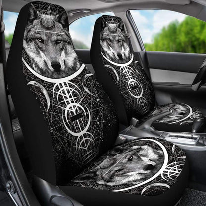 Wolf Mandala Car Seat Covers 212302