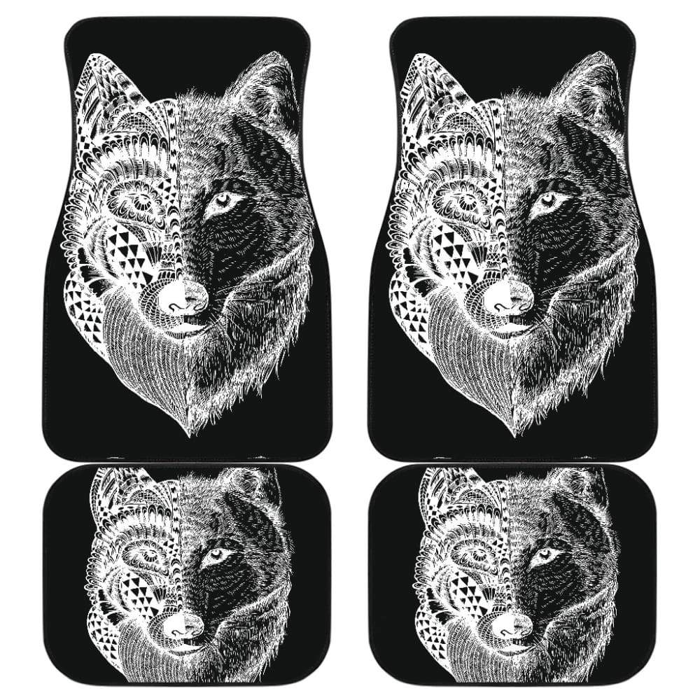 Wolf Mandala Full Car Floor Mats 212302