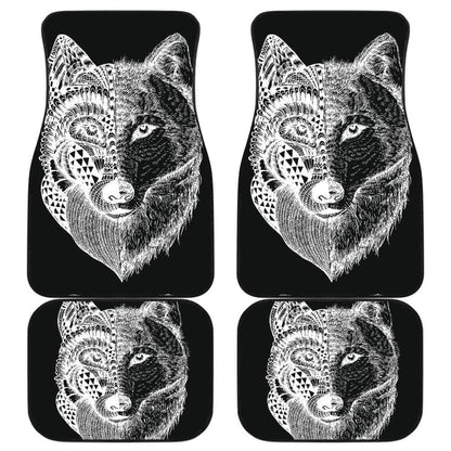 Wolf Mandala Full Car Floor Mats 212302
